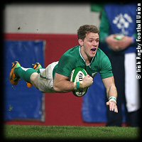 Ireland XV Fiji Craig Gilroy try